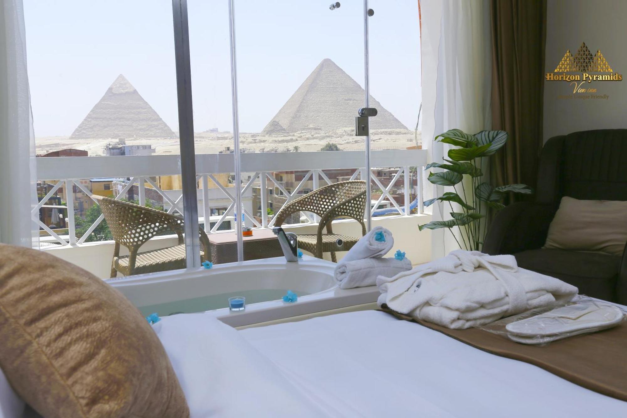 Horizon Pyramids View Inn Kafret el-Gabal 外观 照片
